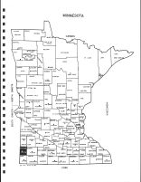 Minnesota State Map, Pipestone County 1999